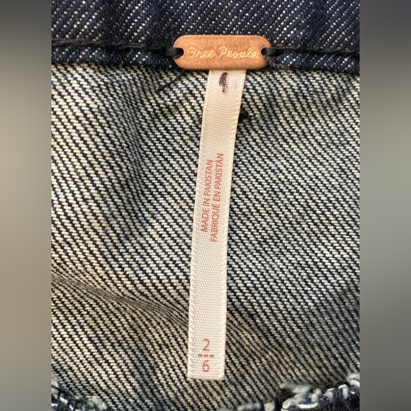 Free People Blue Denim Vest Top & Skirt Set - Picture 8 of 13